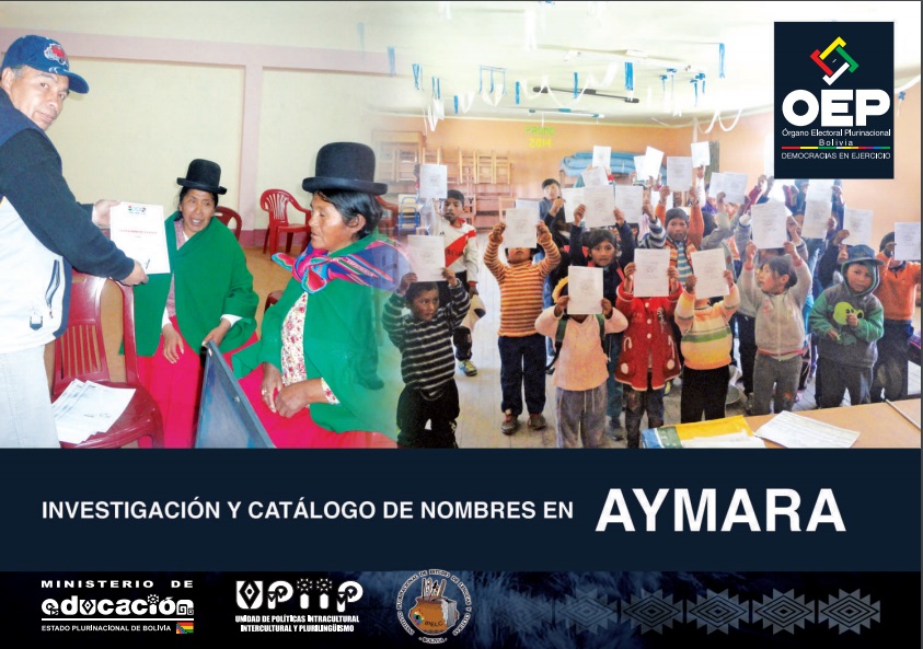 Investigación y catálogo de nombre en aymara