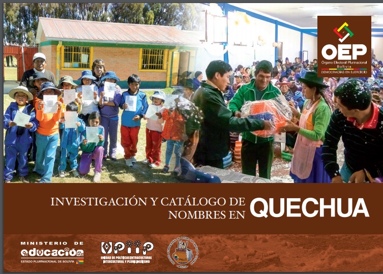 Investigación y catálogo de nombres en quechua